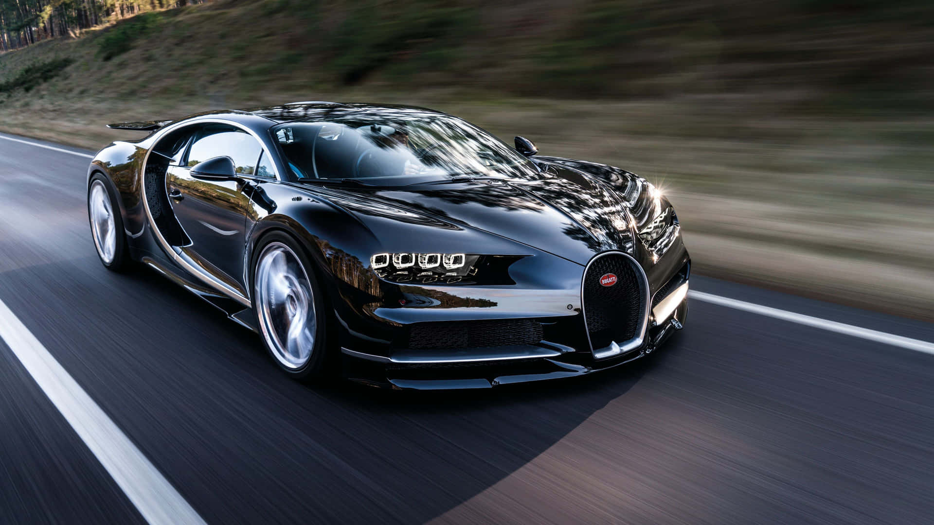 Top 10 Car Motion Blur Bugatti Chiron Wallpaper