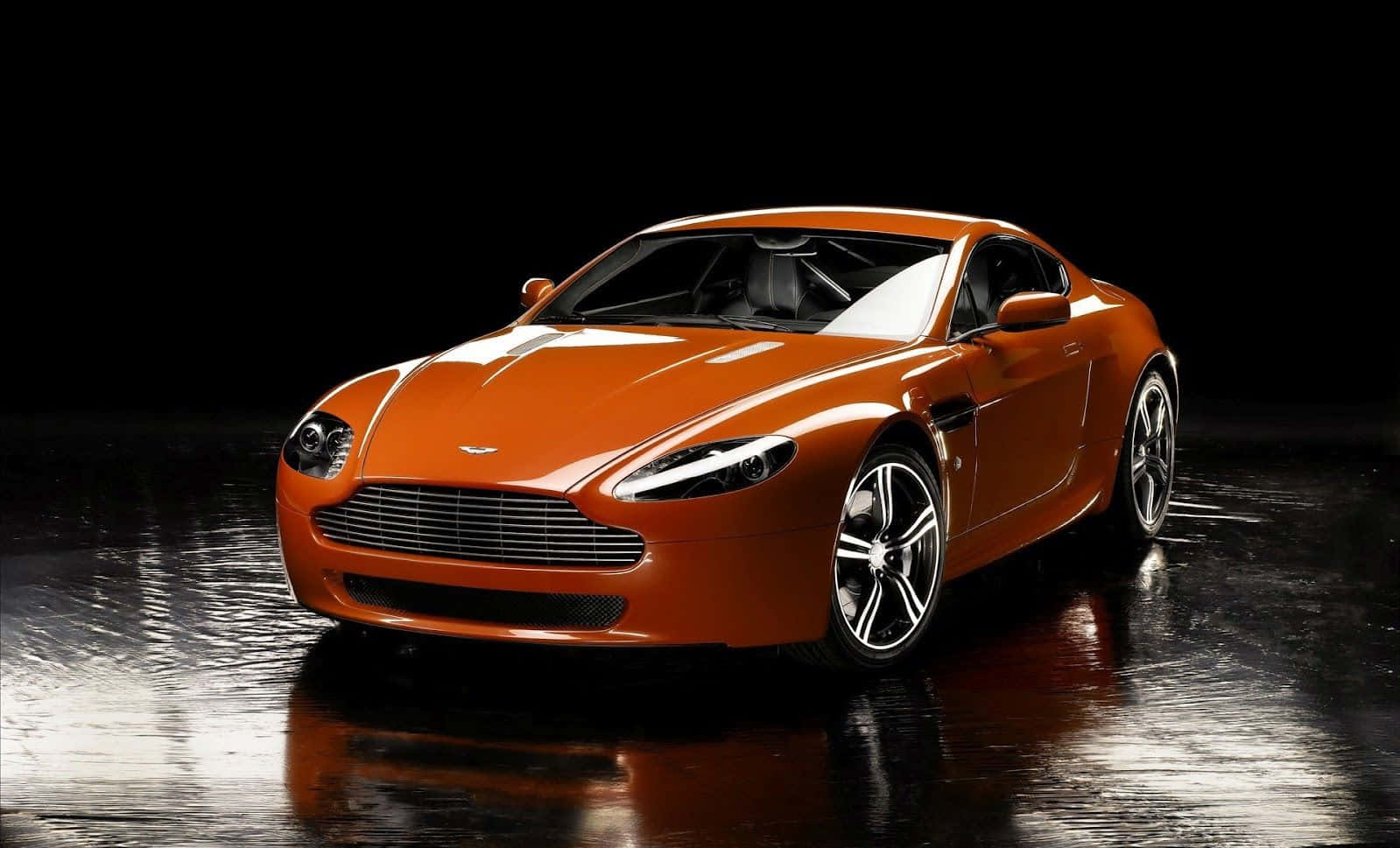 Top 10 Car Orange Aston Martin Vantage Wallpaper