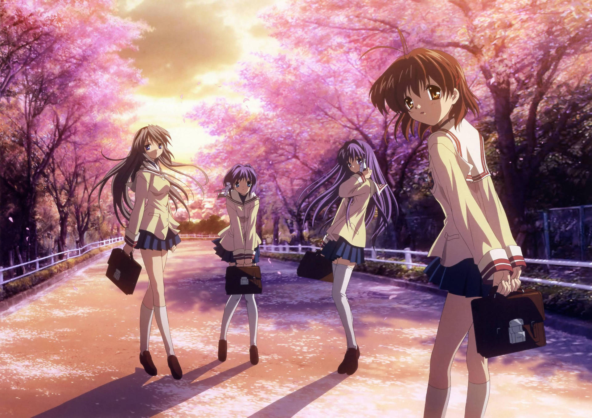 Download Top Anime Clannad Girls Wallpaper Wallpapers Com