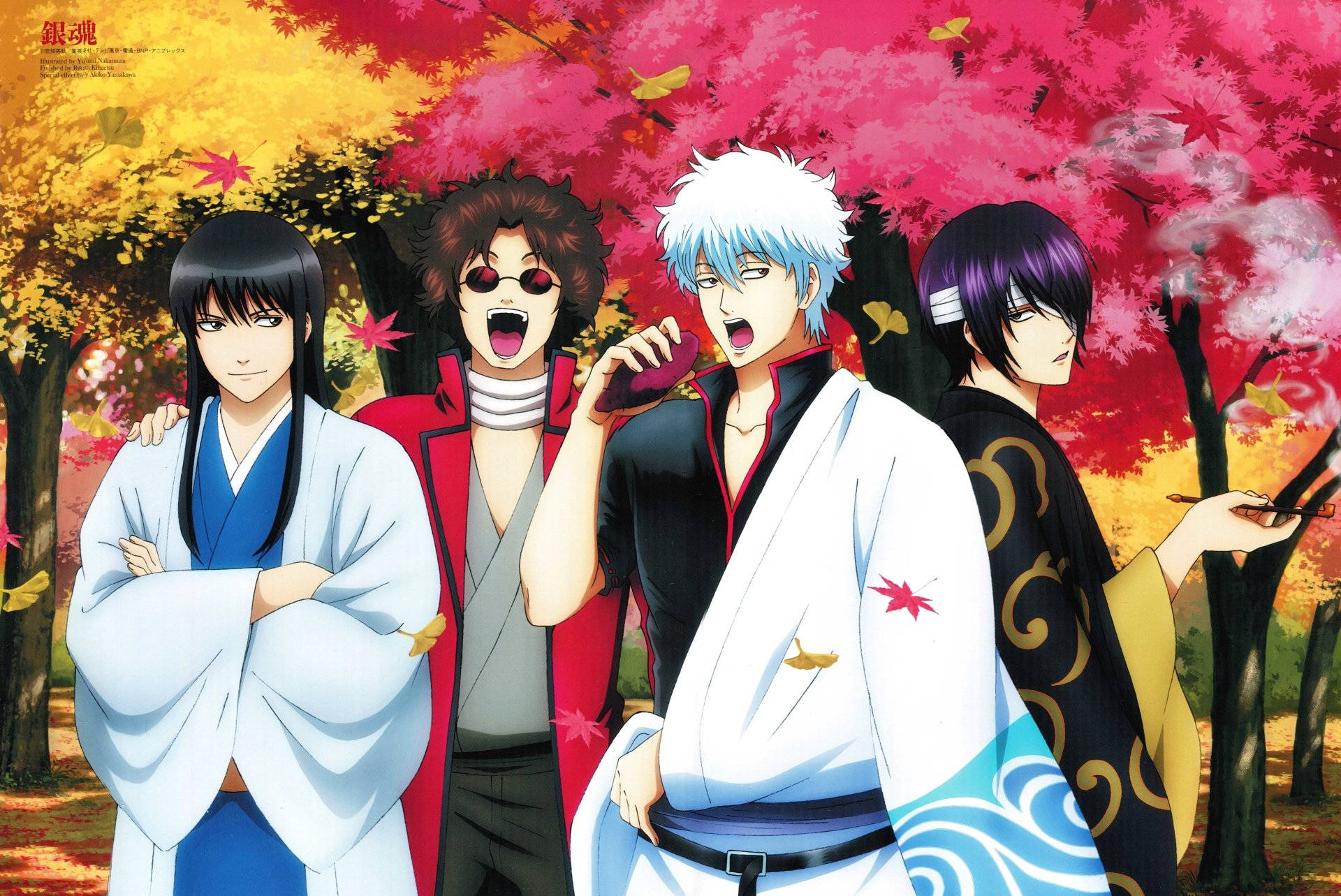 Top Anime Gintama Male Characters Wallpaper