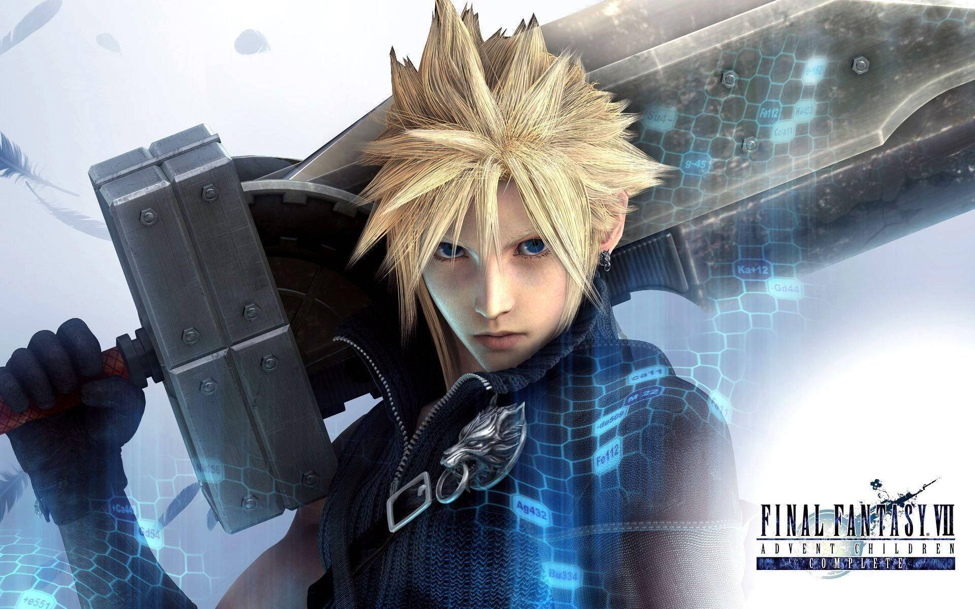 “Fly through the Clouds with Cloud from Final Fantasy” Wallpaper