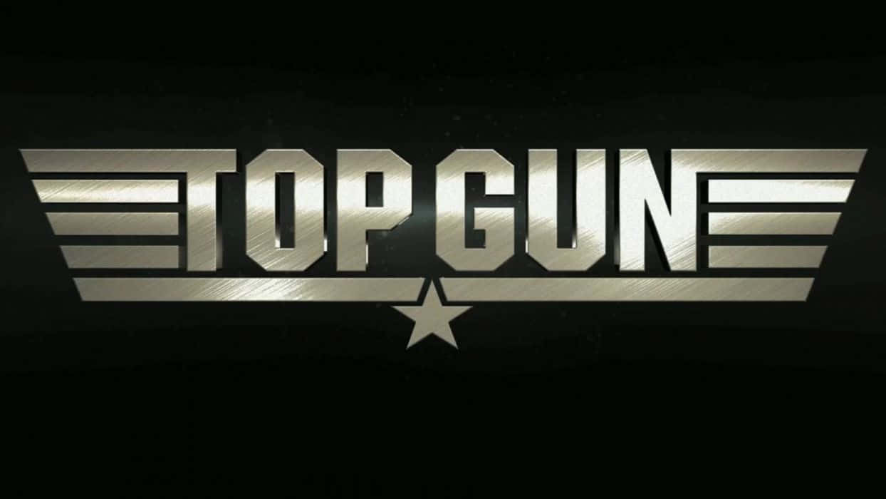 Top Gun Silver Movie Logo Wallpaper