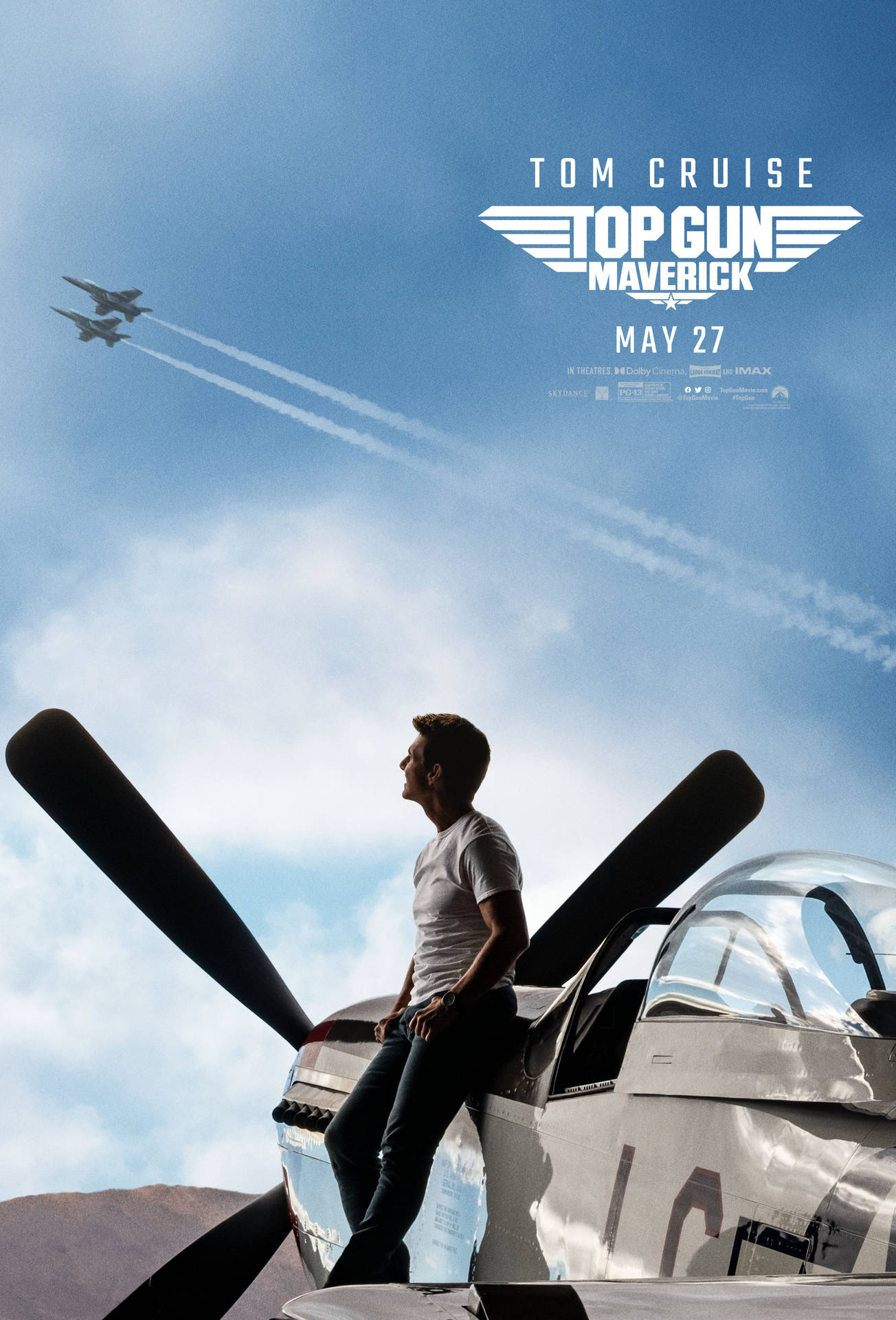 Top Gun: Maverick Action Adventure Film Wallpaper
