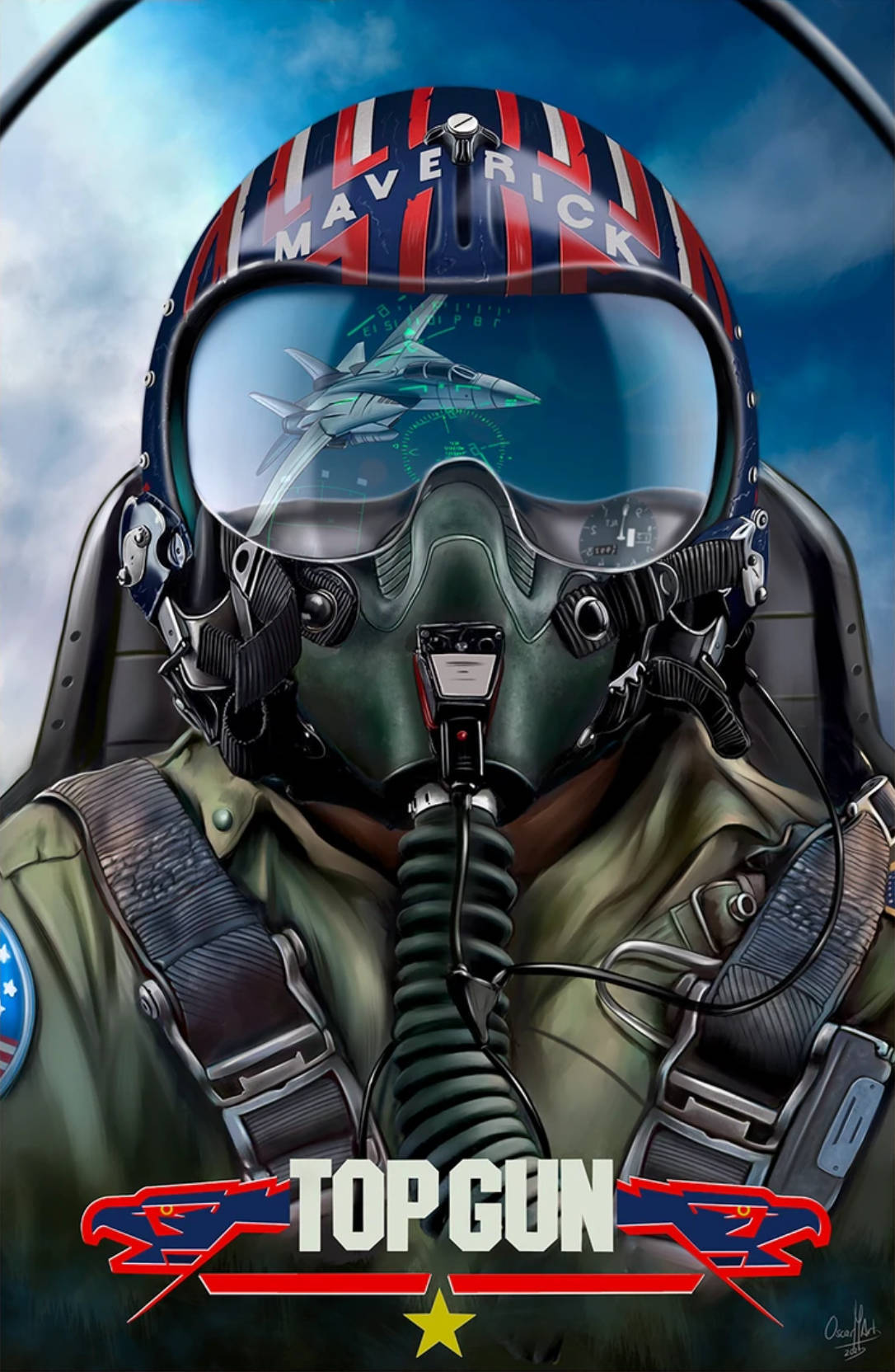 Top Gun: Maverick Digital Art Wallpaper