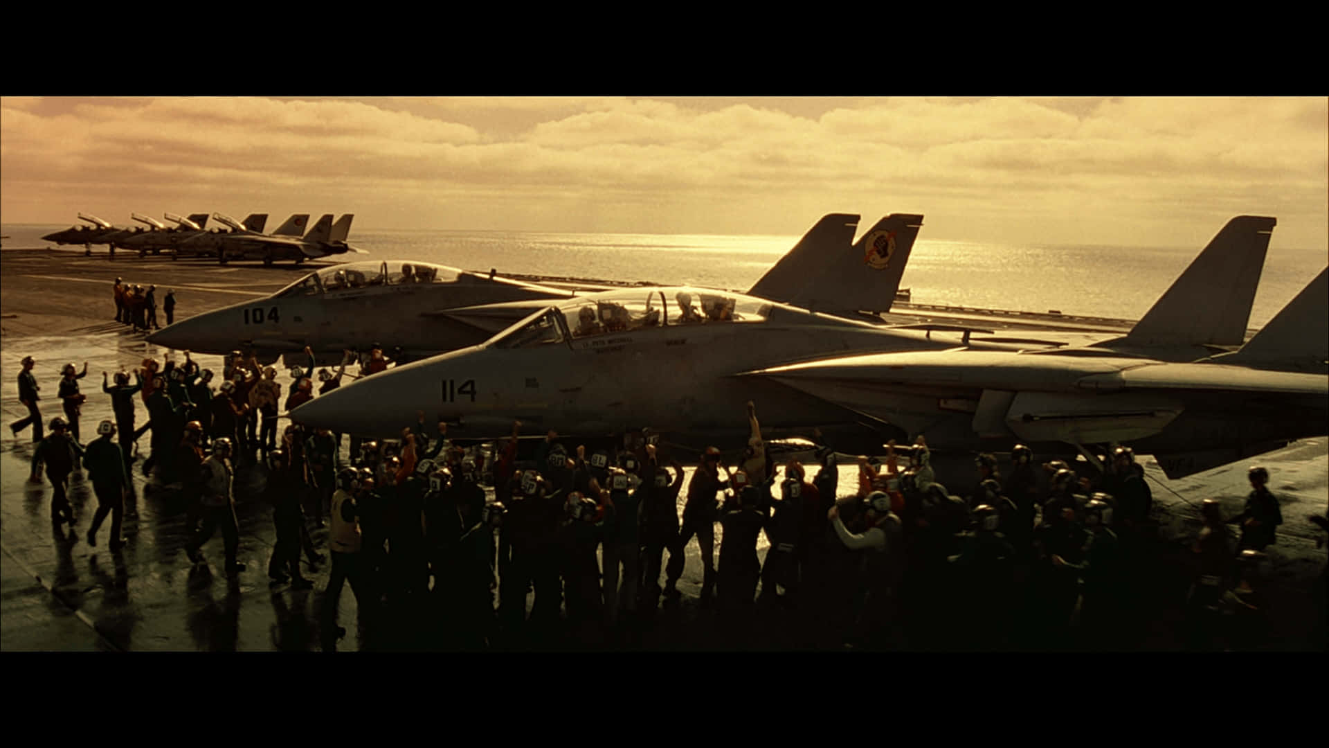 Top Gun Fighter Jets Movie Scene Wallpaper