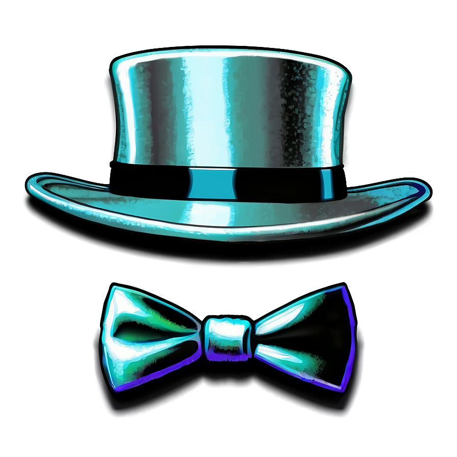 Top Hat With Bow Tie Png 31 PNG