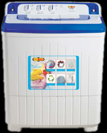 Top Loading Semi Automatic Washing Machine PNG