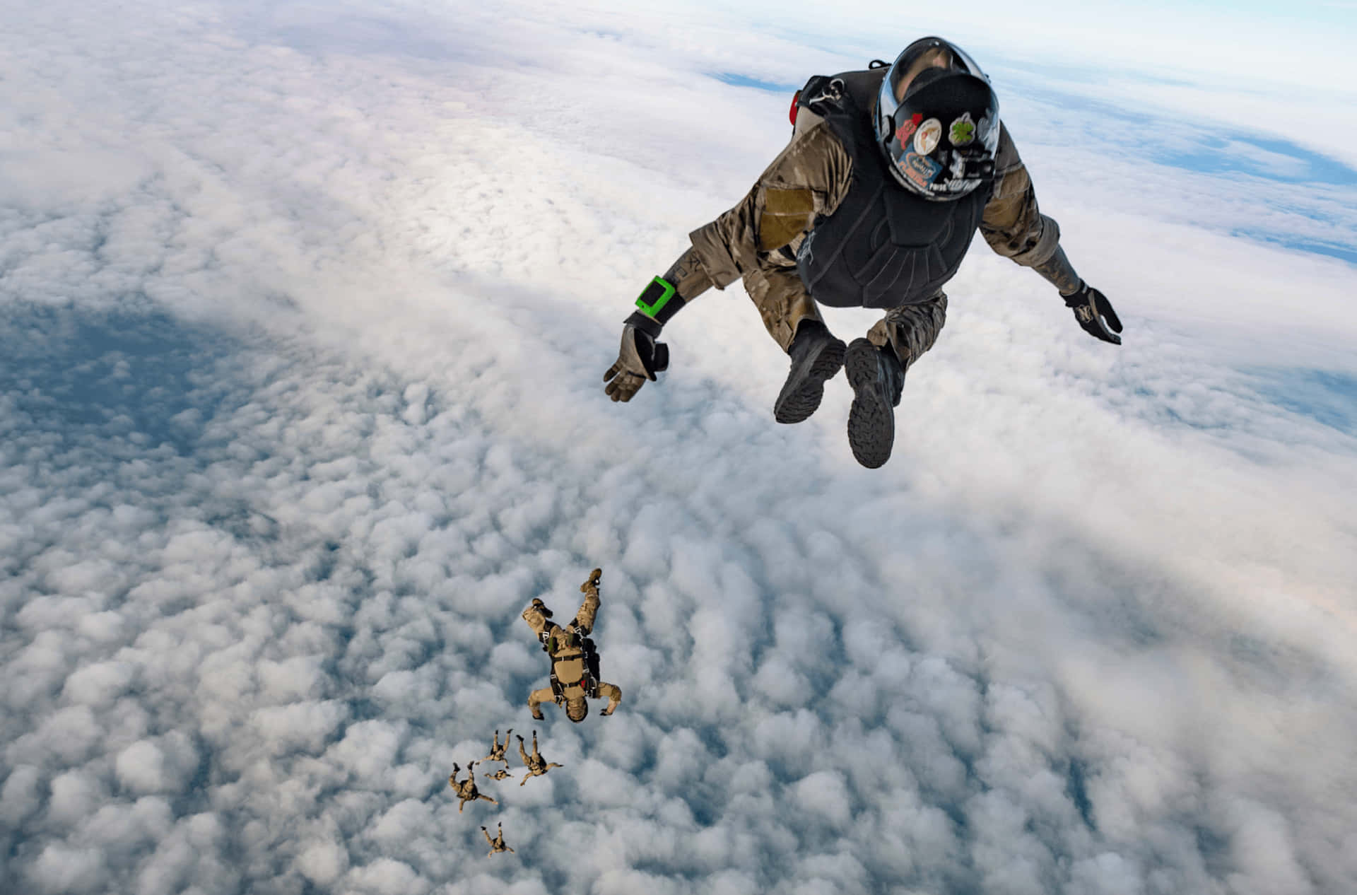 Top Of The Clouds Skydiving Picture