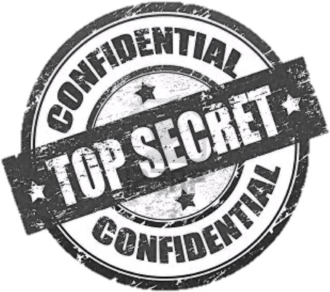 Top Secret Confidential Stamp PNG
