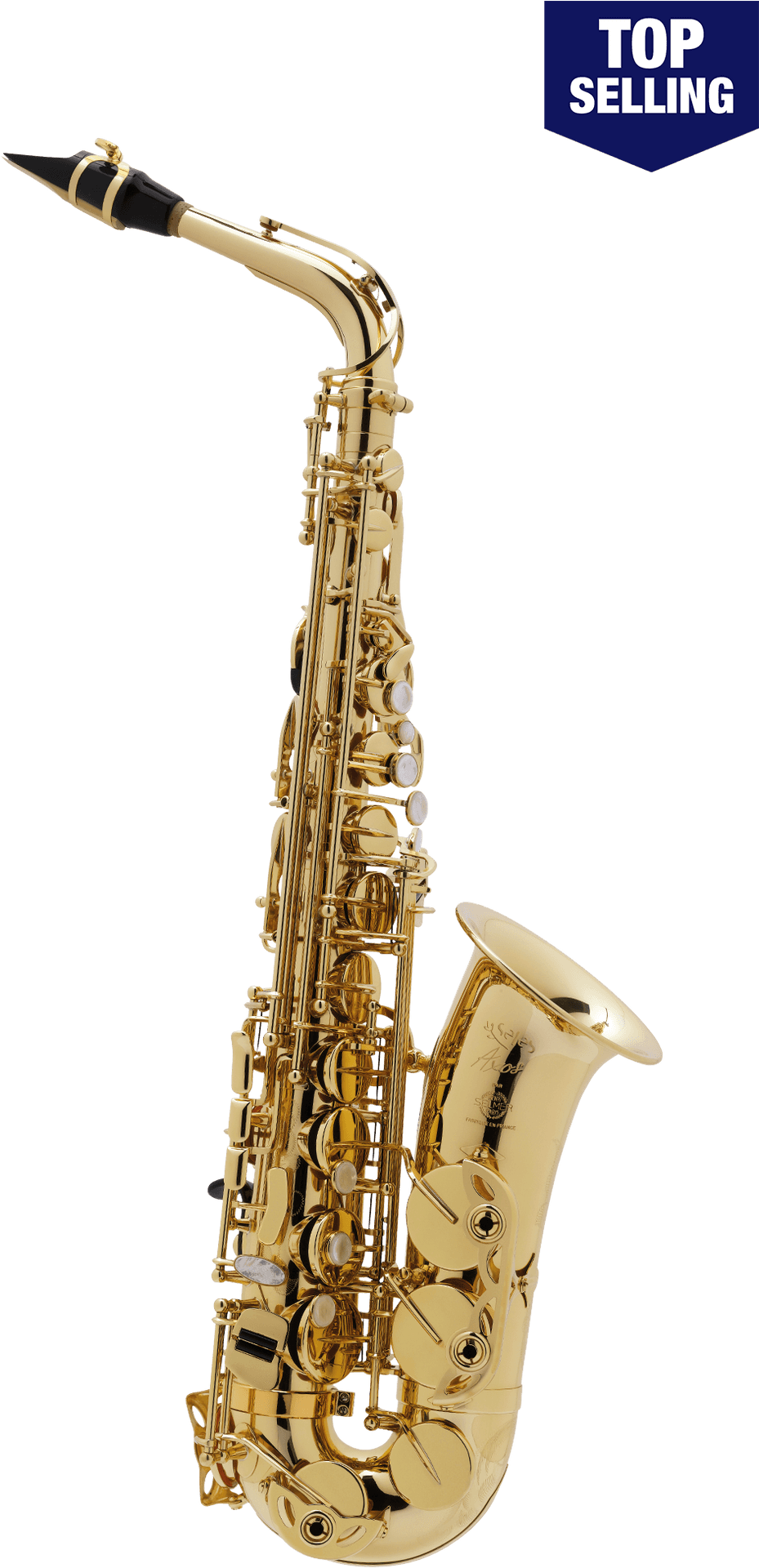 Top Selling Golden Saxophone PNG