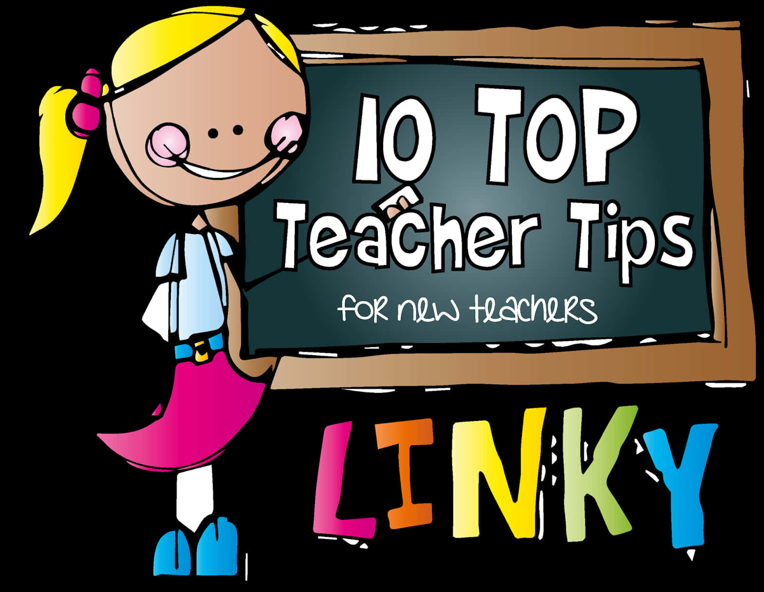 Top Teacher Tips Cartoon Clipart PNG