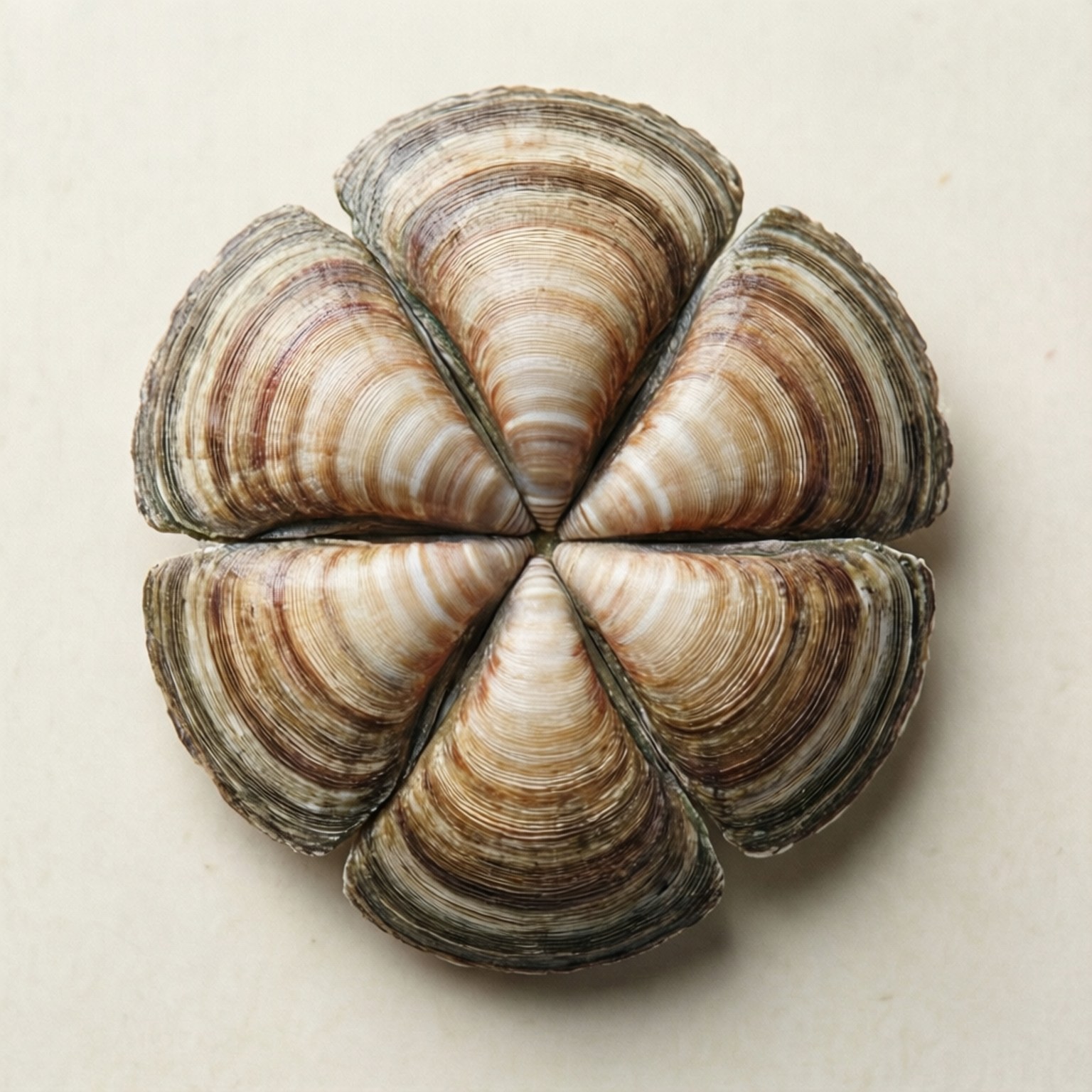 Top View Chiton Shell Fondos de pantalla