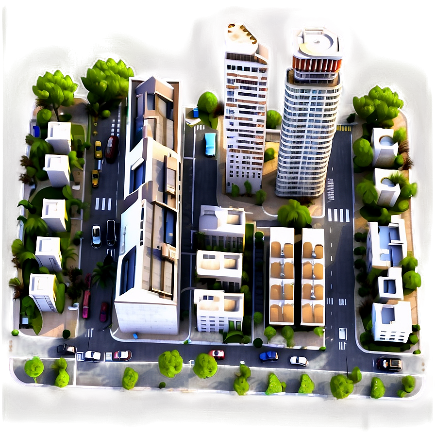 Top View City Location Png Uyp70 PNG