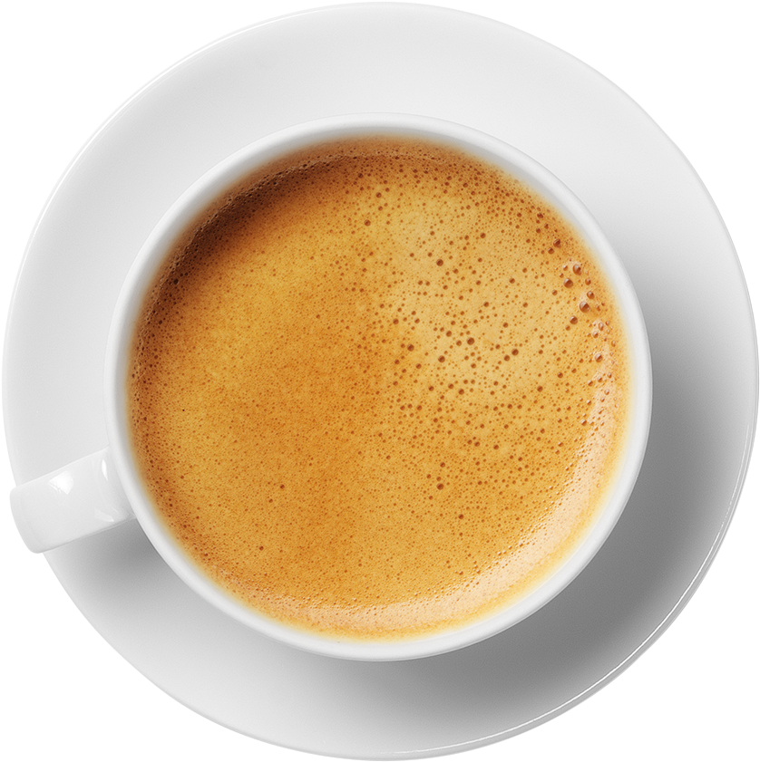 Top View Cupof Coffee PNG