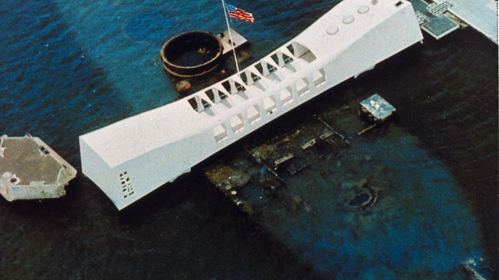 Top View Of Pearl Harbor Memorial Wallpaper