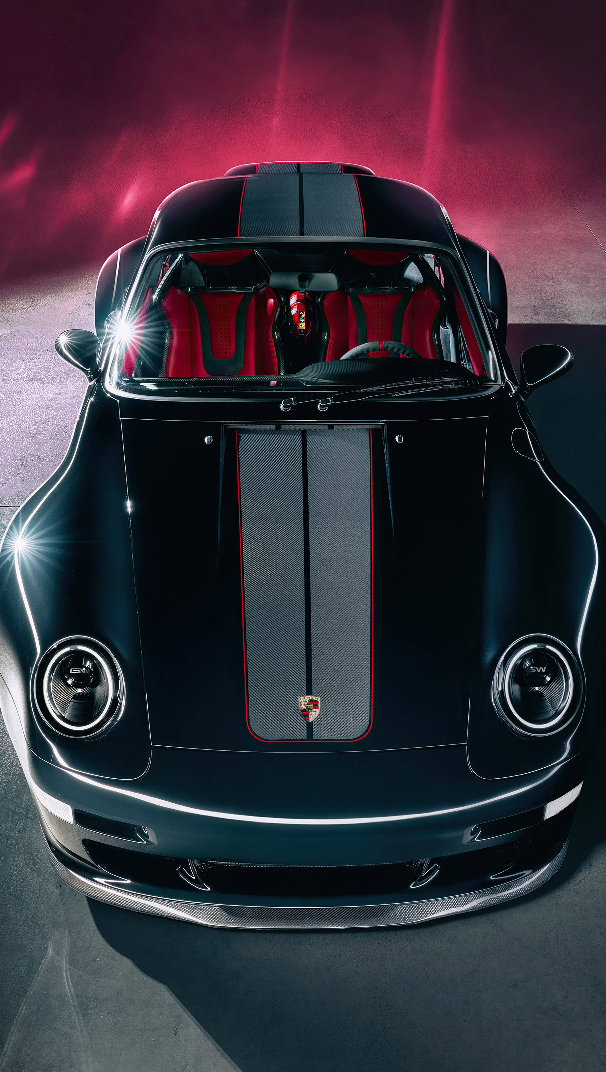 Top View Of Sleek Porsche 911 Wallpaper