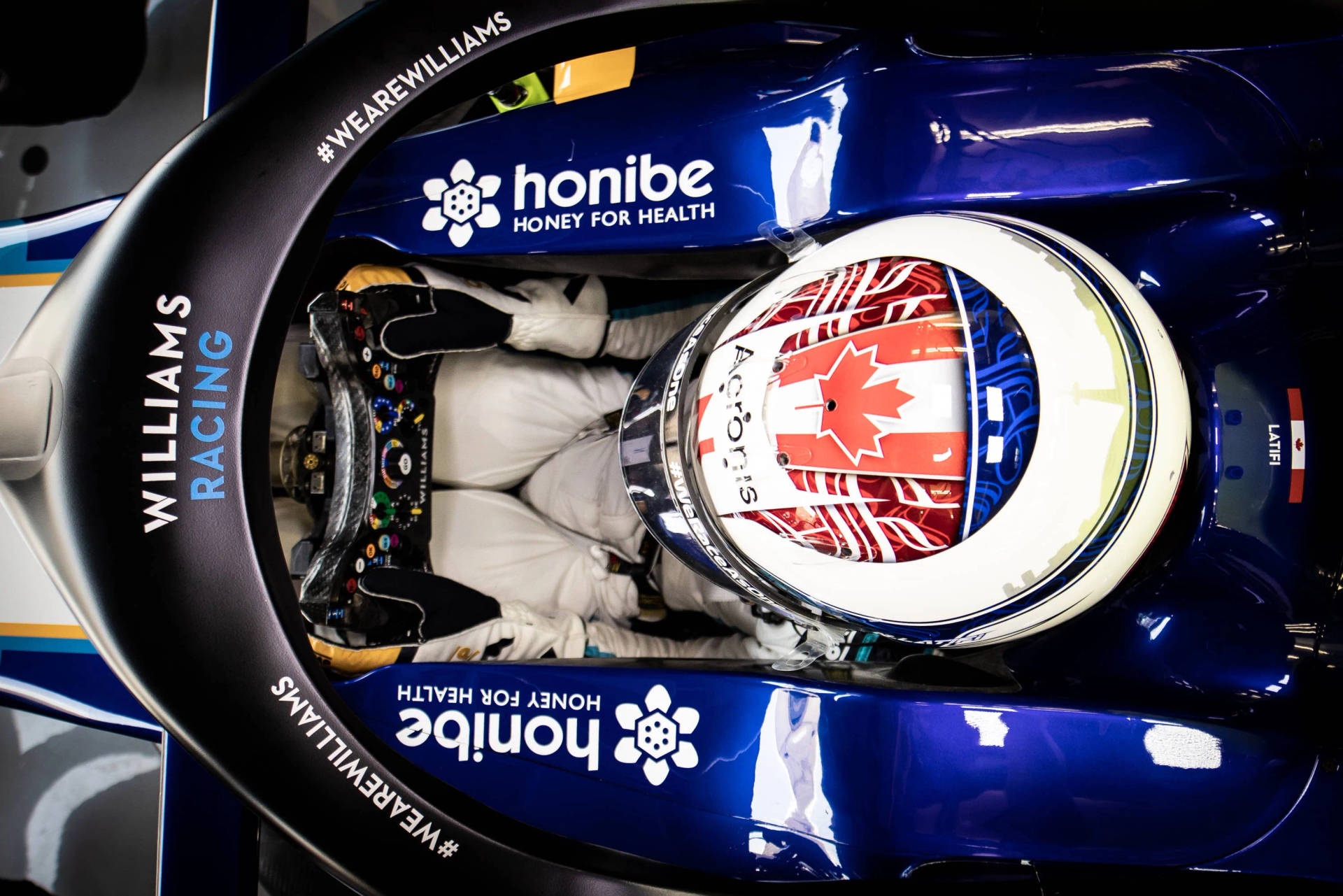Top View Of Williams Racing Car Wallpaper