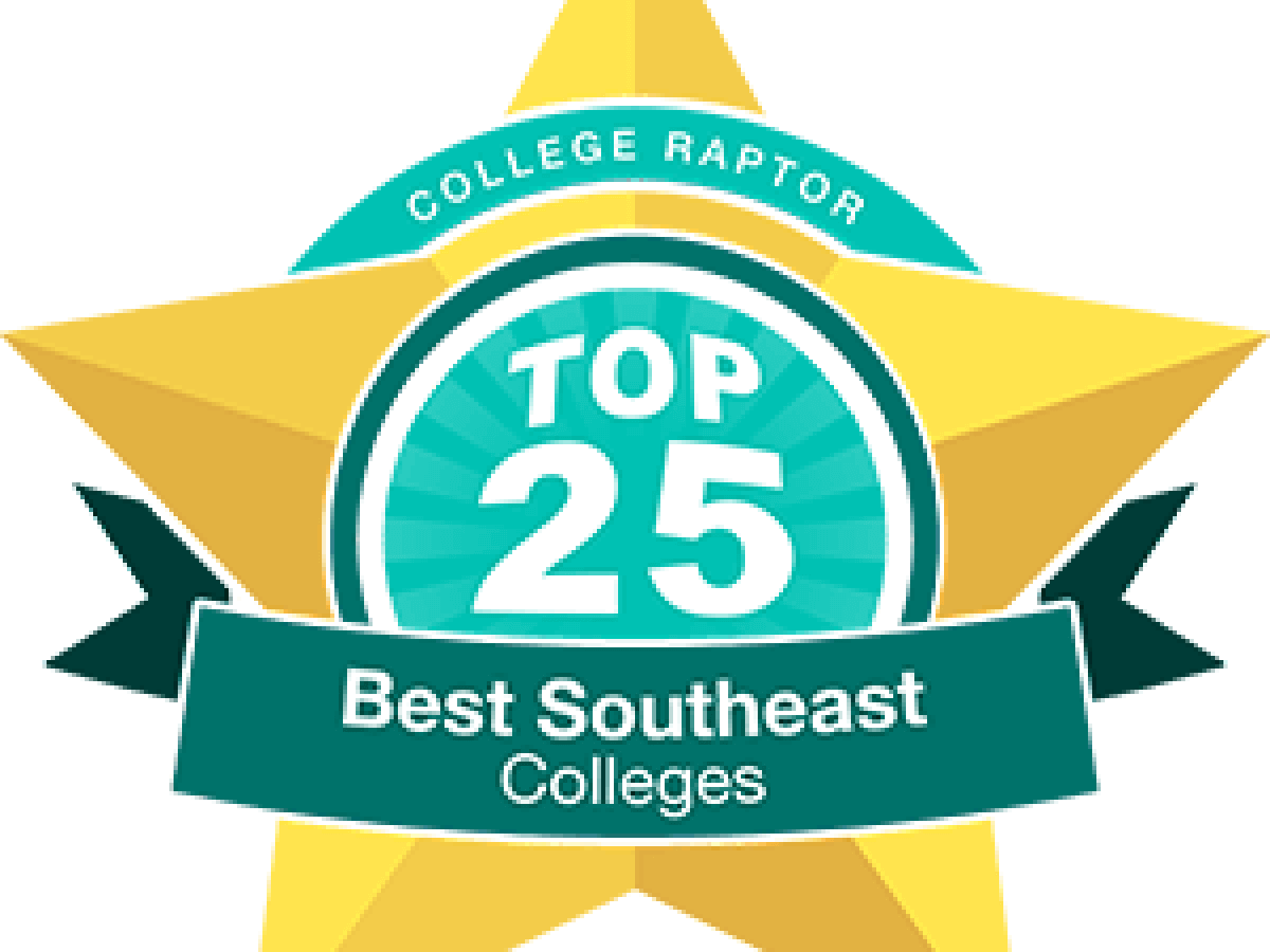 Top25 Southeast Colleges Badge PNG