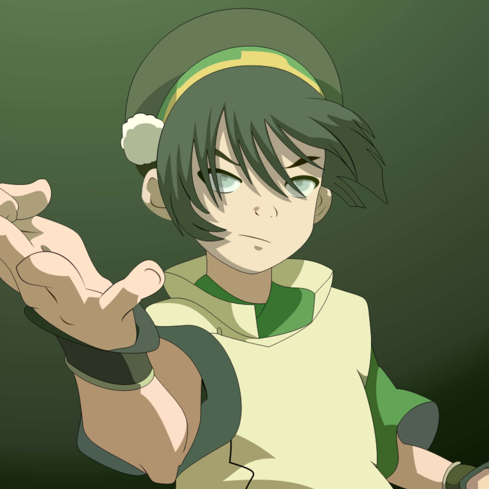 Toph Beifong Displays Her Earthbending Prowess Wallpaper