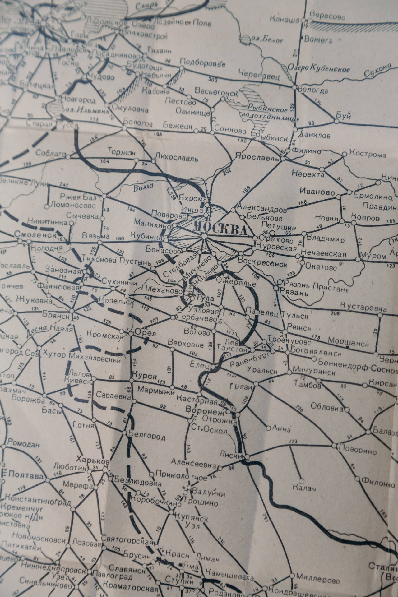 Topografisk Kort Over Moskva Wallpaper