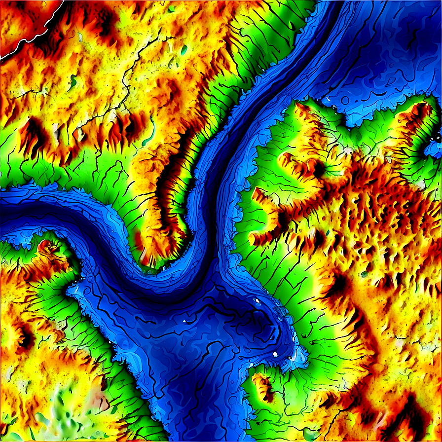 Topographic Map Png 47 PNG