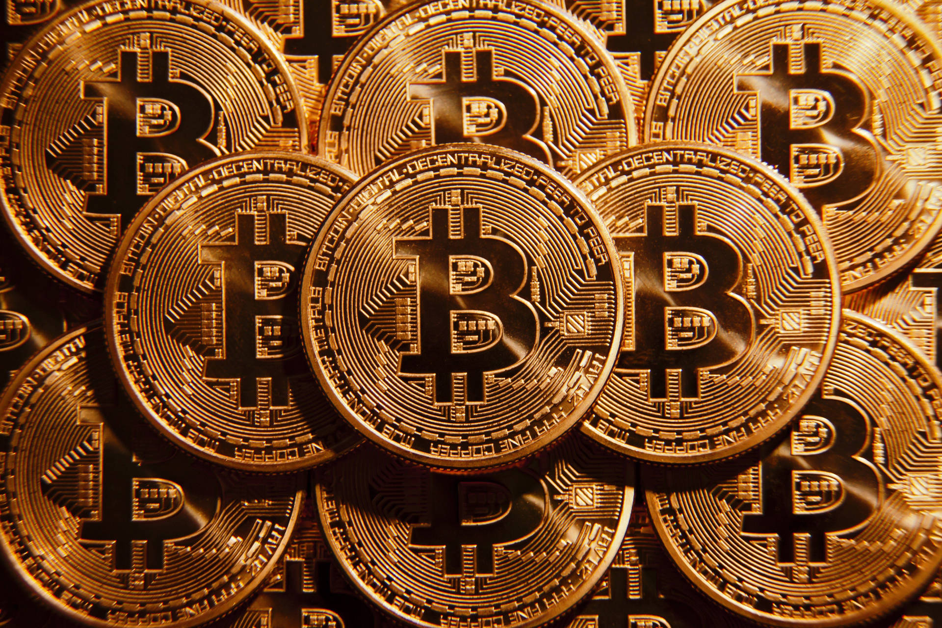 Vælter det finansielle system med Bitcoin Wallpaper