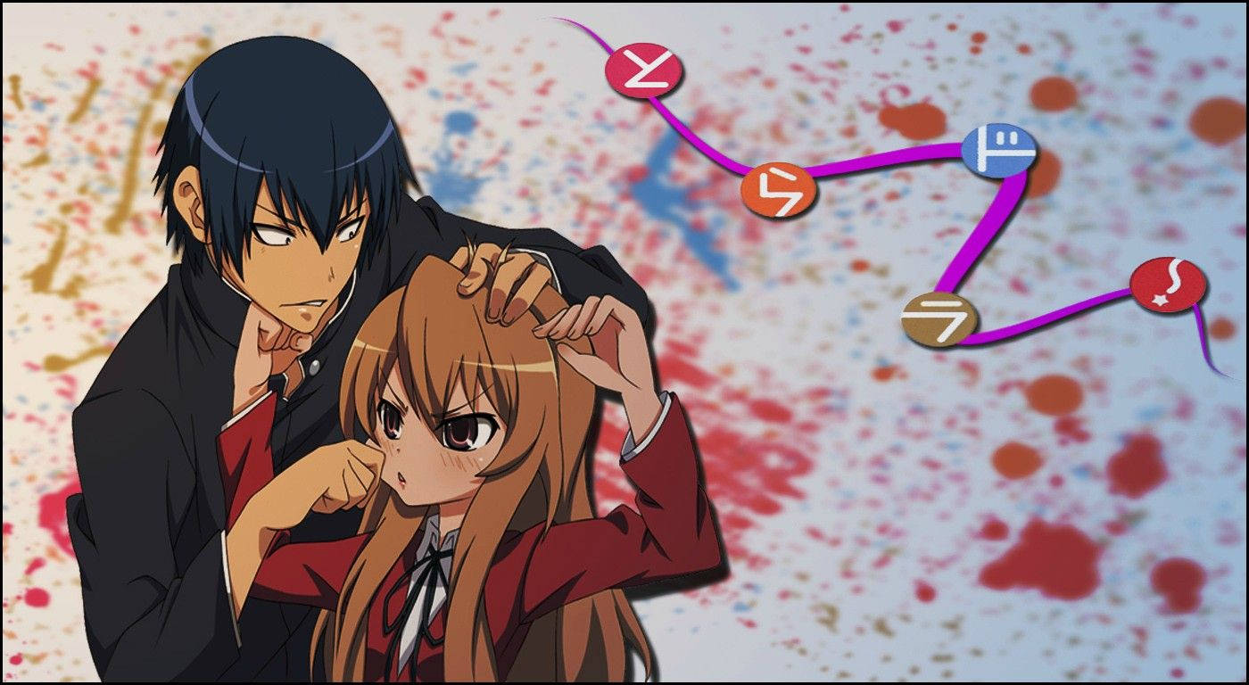 Ryuuji and Taiga Battling It Out Wallpaper