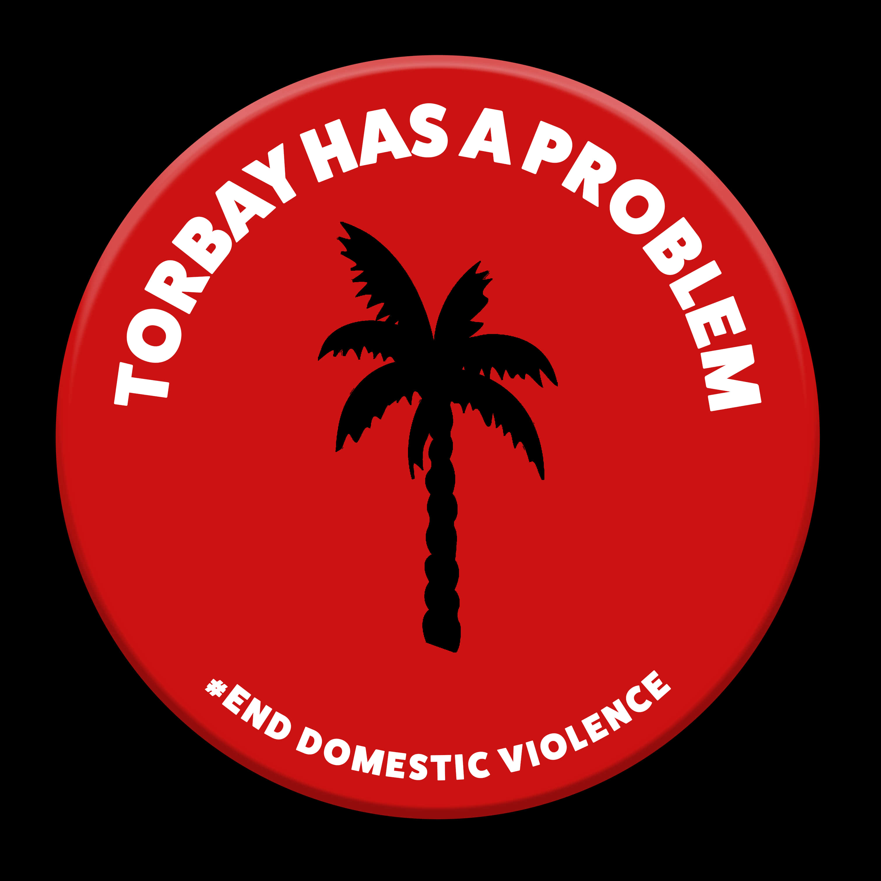 Torbay Domestic Violence Campaign Badge PNG