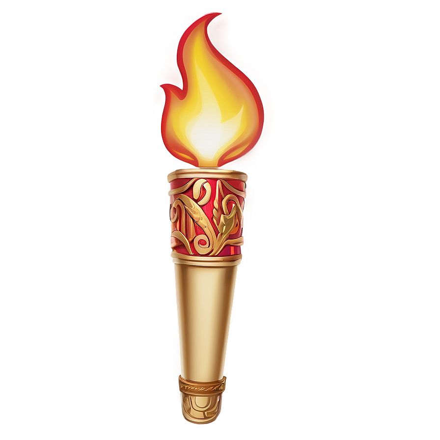 Torch Fire Border Png 06212024 PNG