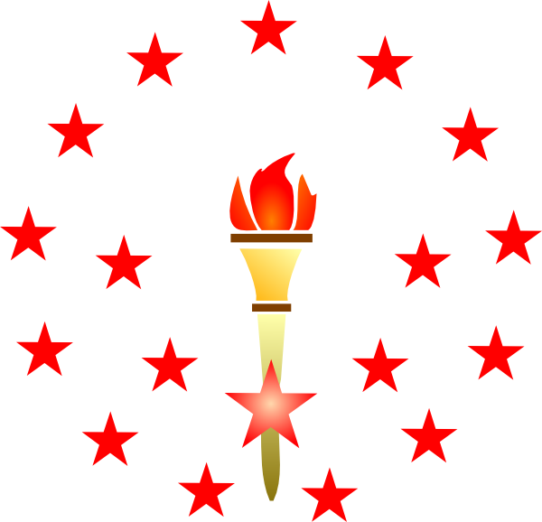Torchand Stars Graphic PNG