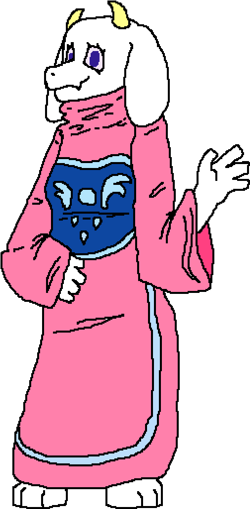 Toriel Undertale Character Art PNG