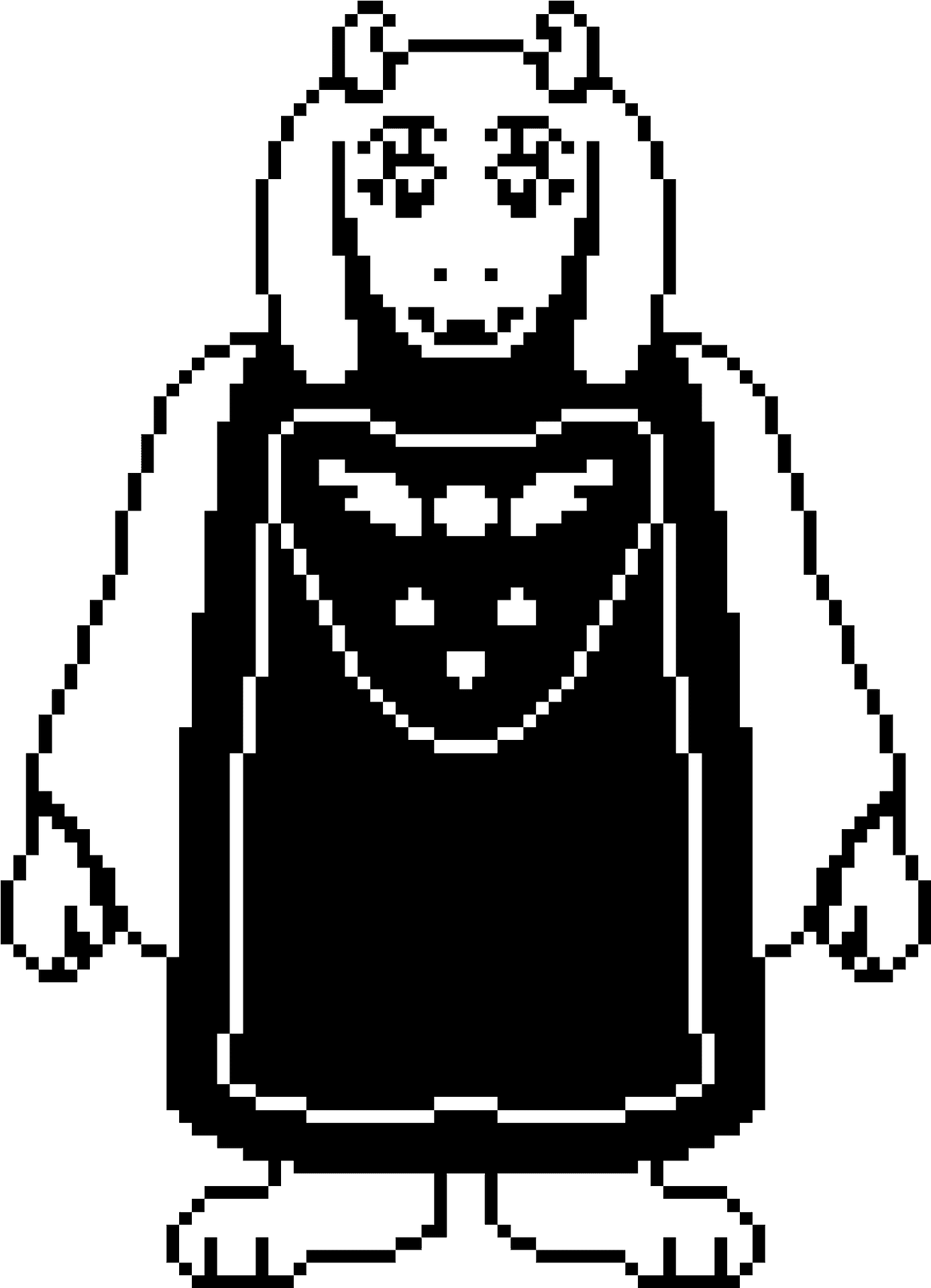 Toriel Undertale Pixel Art PNG