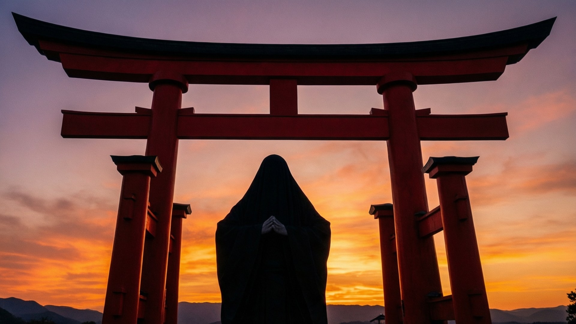 Torii-port solnedgang Wallpapers