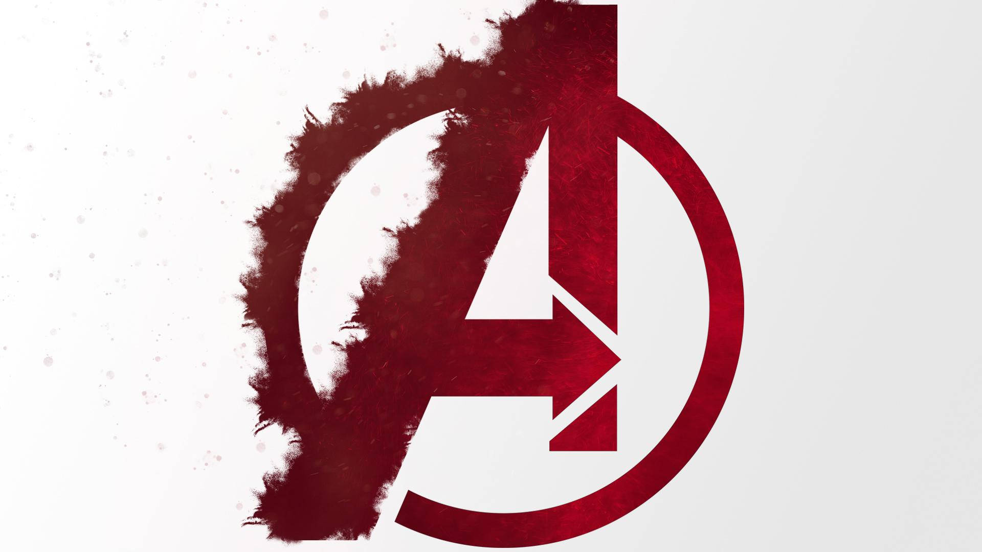 Torn Avengers Logo Wallpaper