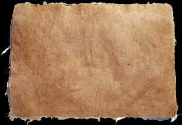 Torn Brown Paper Texture PNG