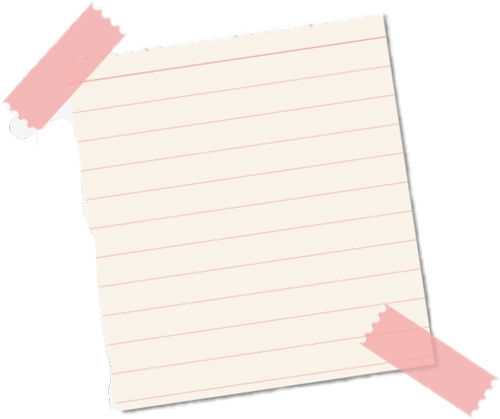 Torn Lined Note Paper PNG