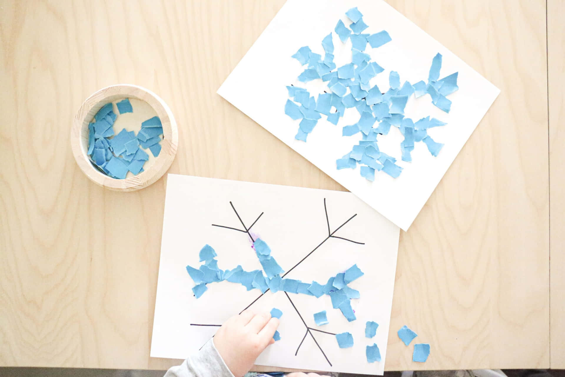 Snowflake Craft For Toddlers