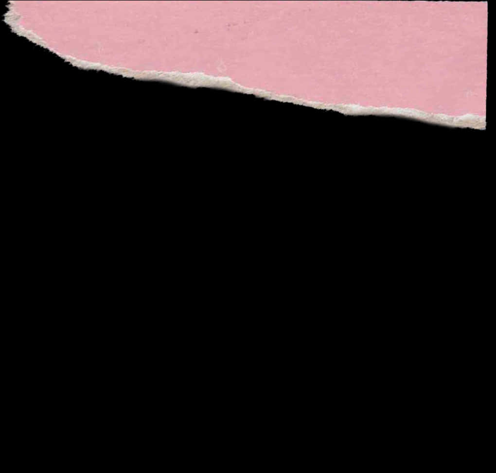 Torn Pink Paper Edge PNG