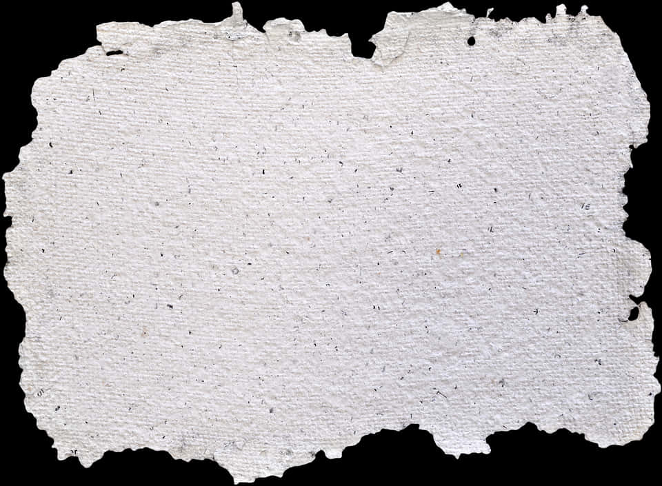 Torn White Paper Texture PNG