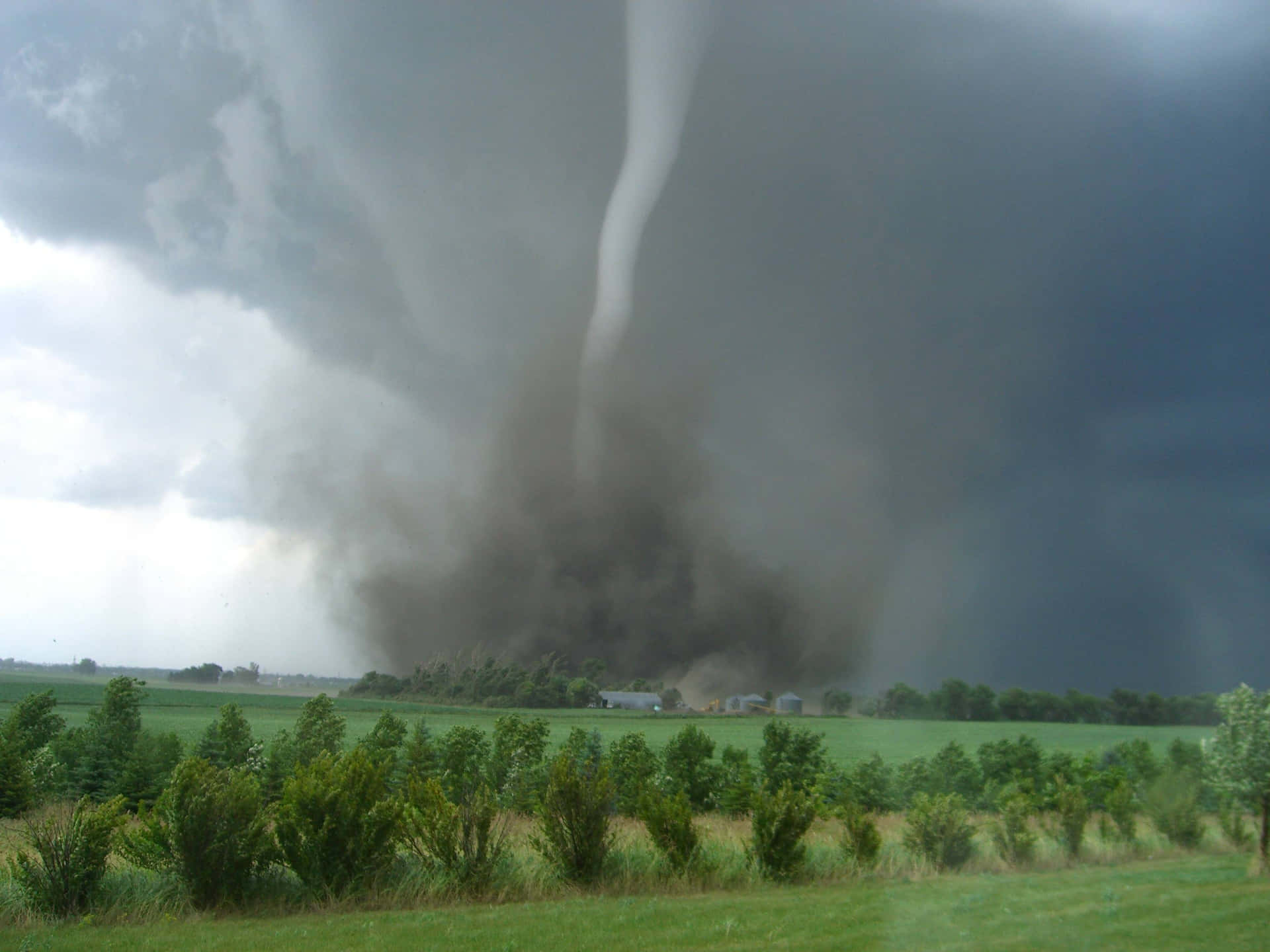 Mighty Tornado Unleashing its Power in the Landscape