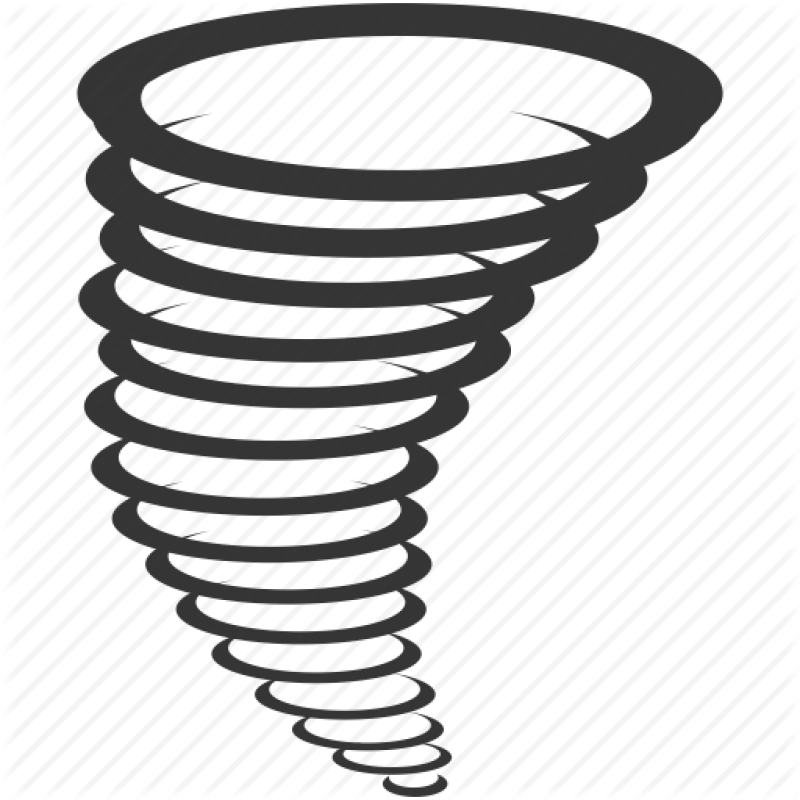 Tornado Icon Graphic PNG