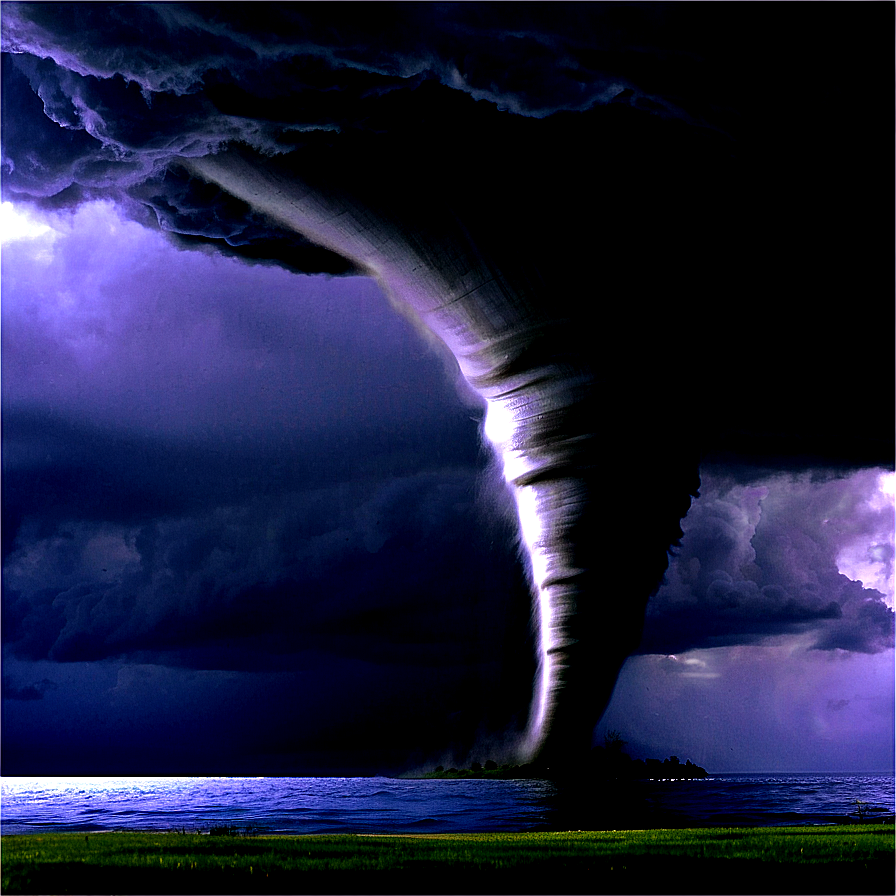 Download Tornado Over Water Png 05212024 | Wallpapers.com