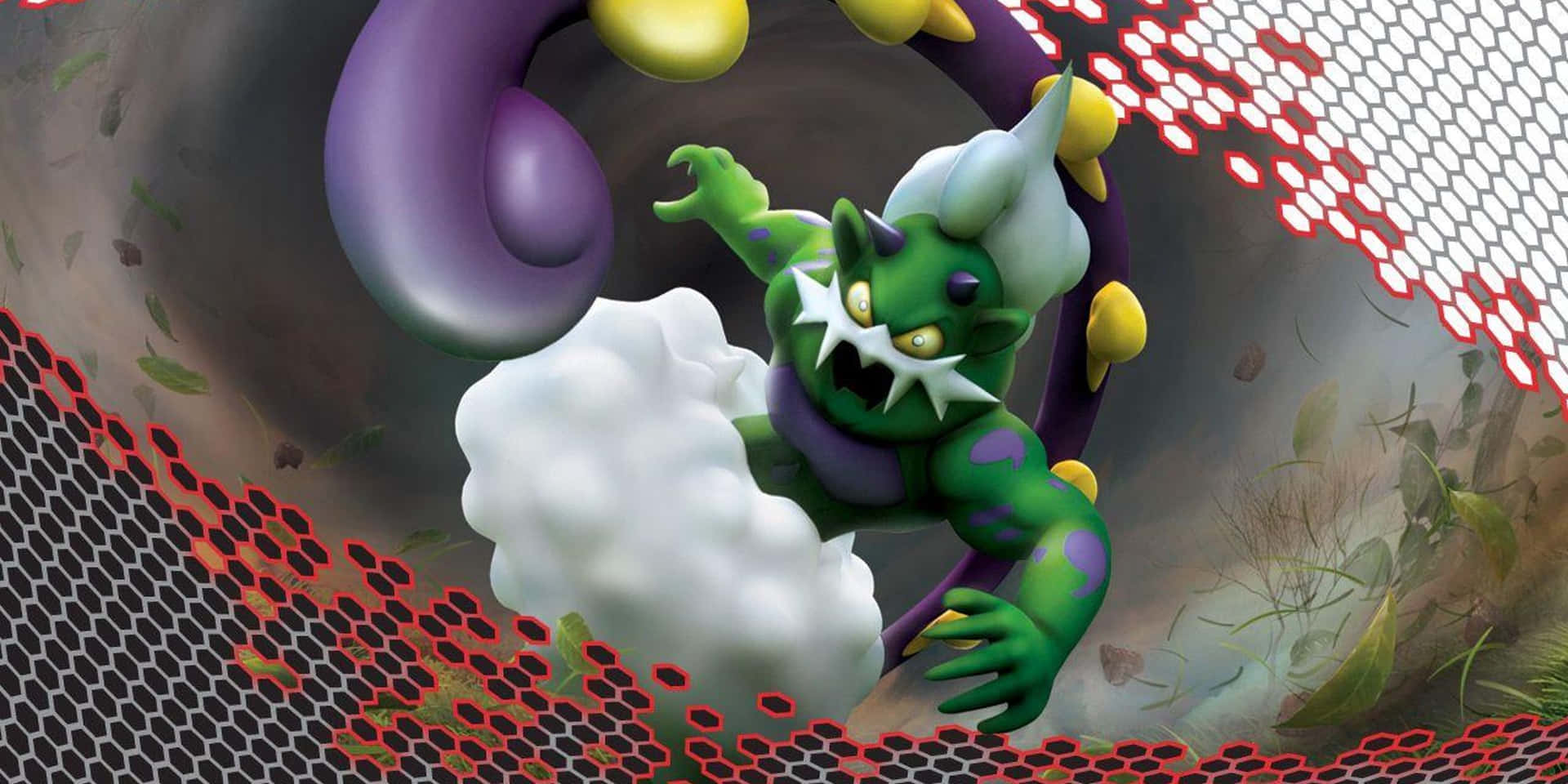 Tornadus Emerging From A Whirlwind Wallpaper