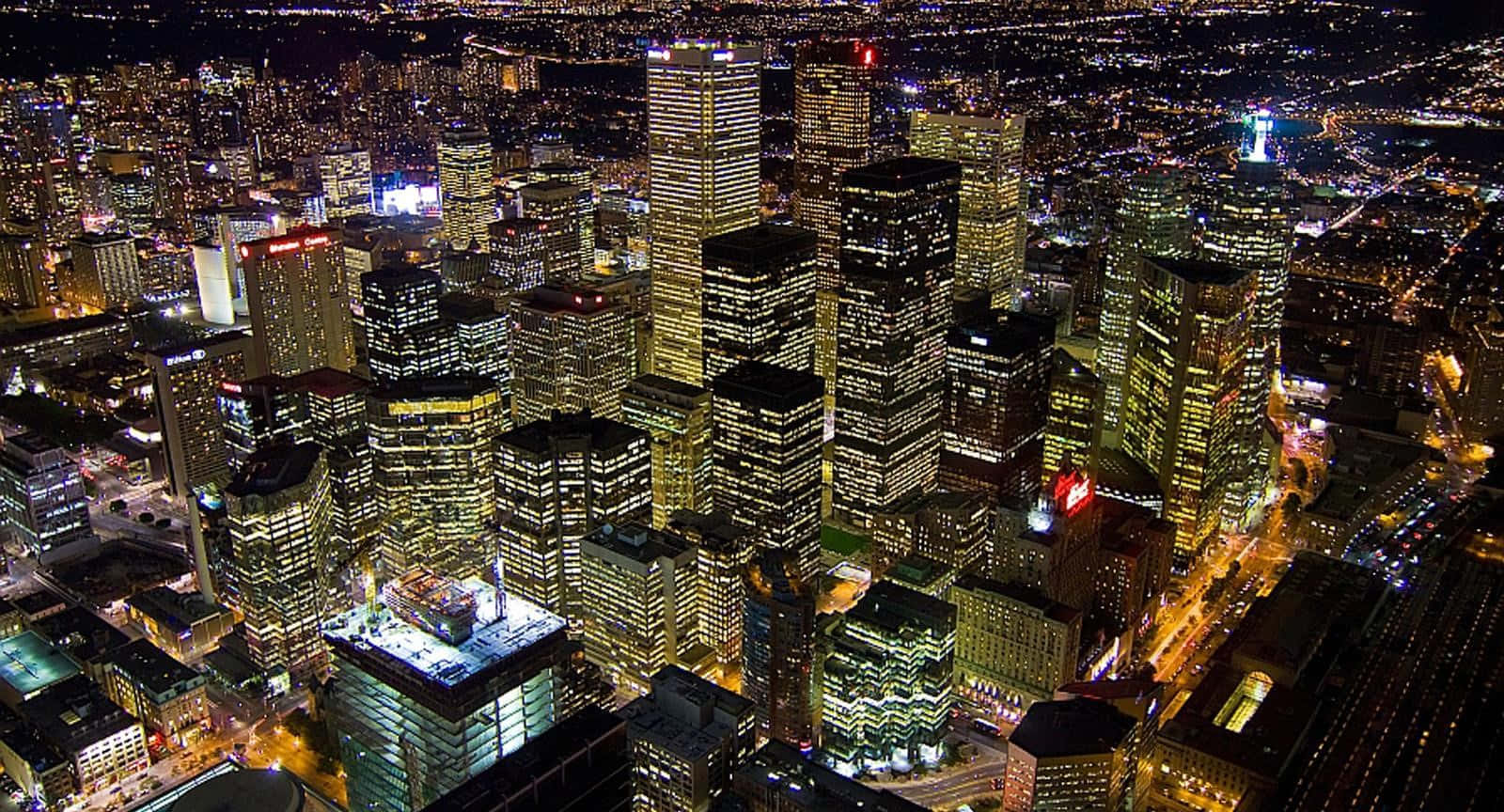 Toronto city night iPhone X Wallpapers Free Download