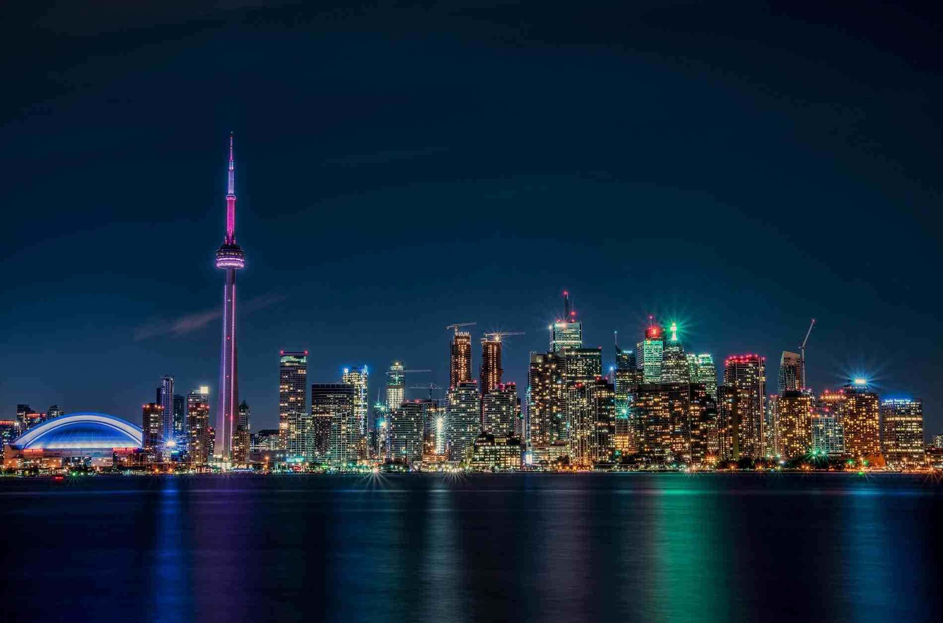 Beautiful skyline of Toronto.