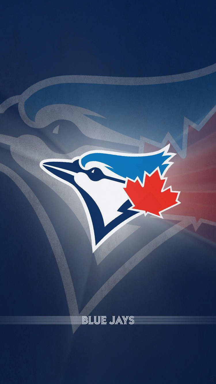 Toronto Blue Jays Identical Glowing Logo Wallpaper