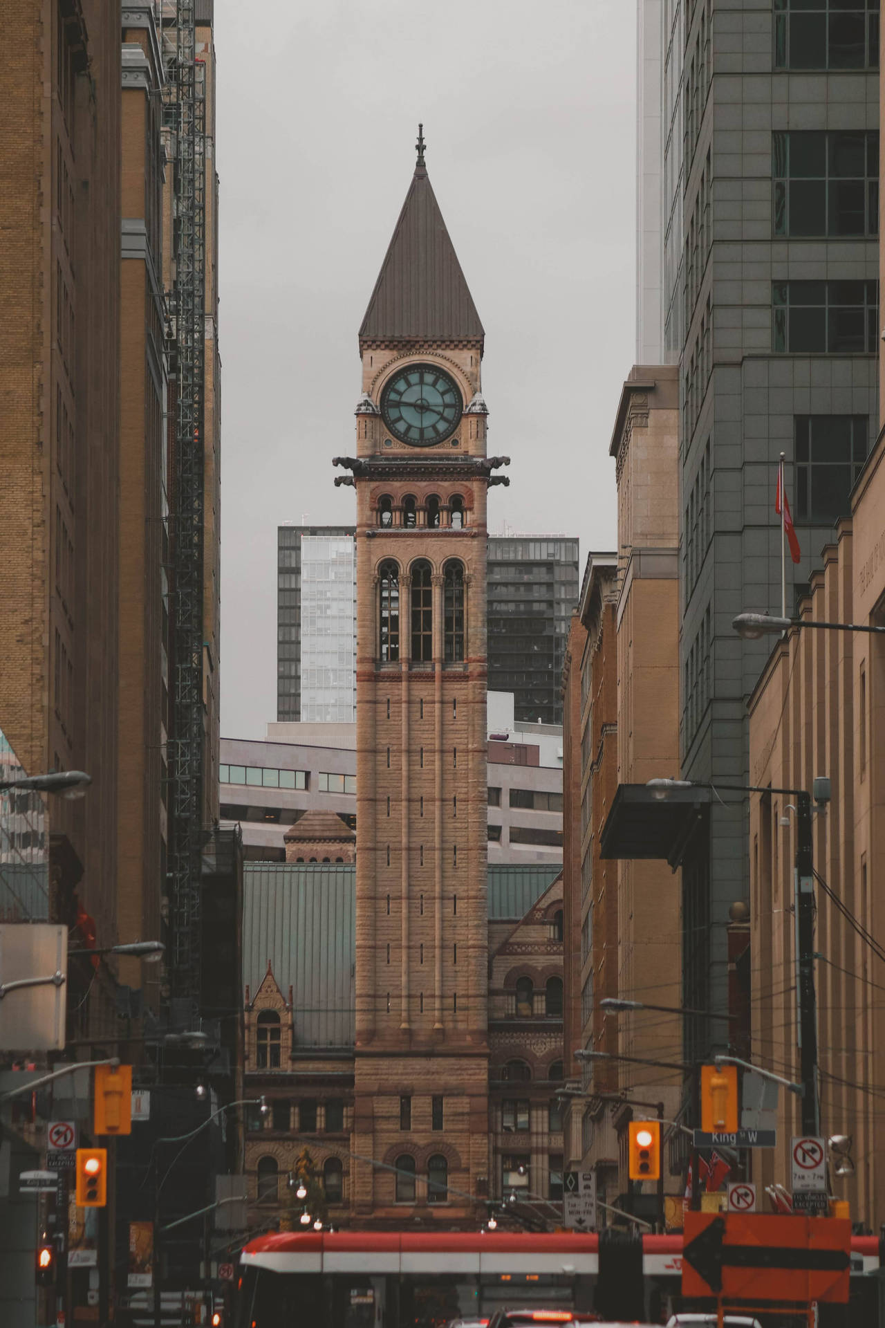 Toronto Clock Tower Old Iphone