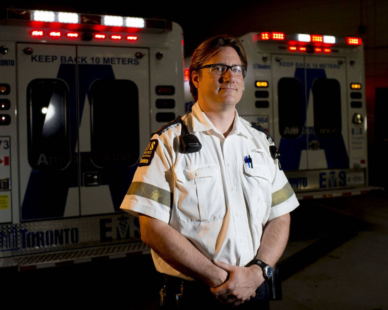 Toronto EMS paramedic skræmmende billede Wallpaper