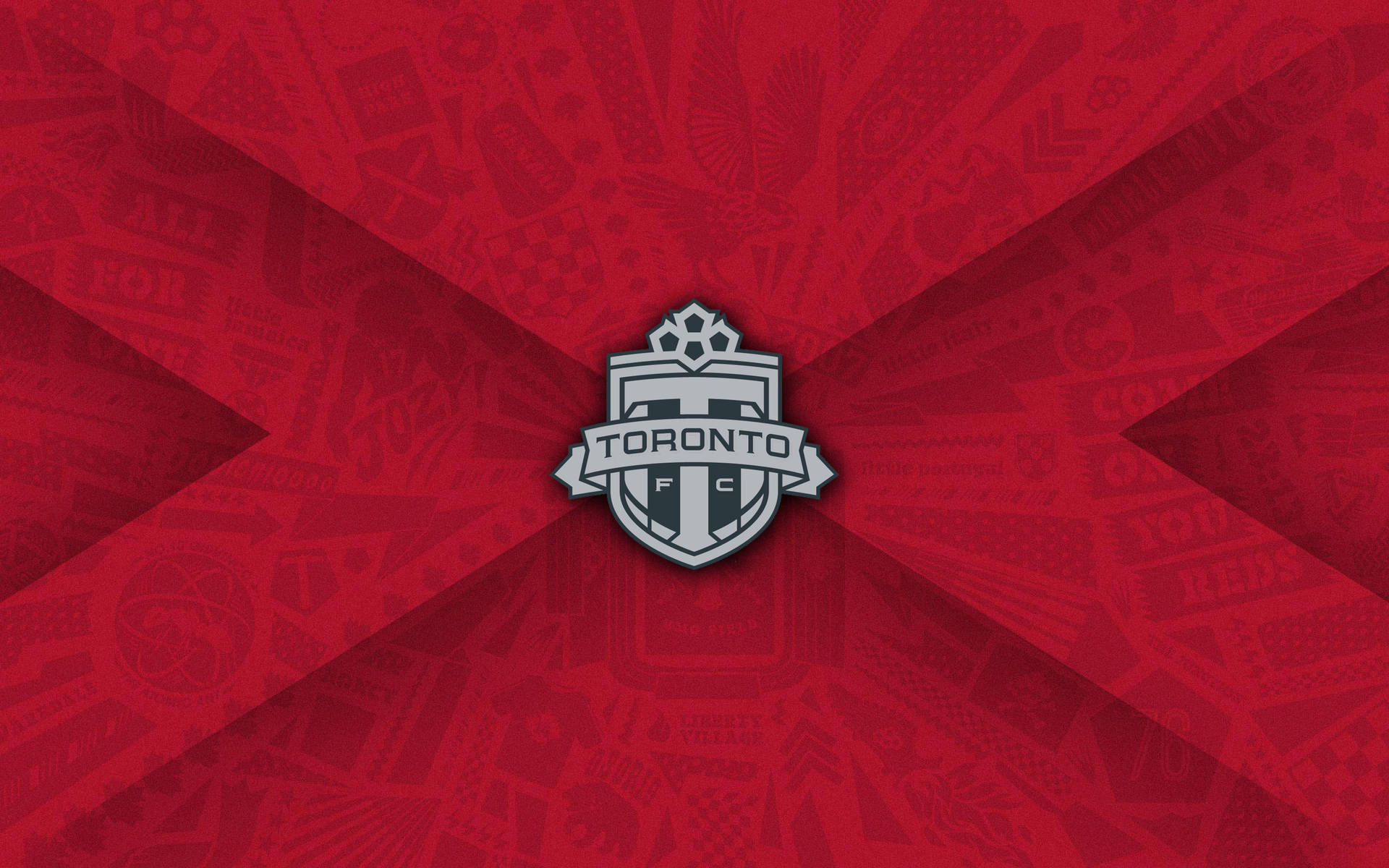 (det Här Är Namnet På En Potentiell Tapet För Datorer Eller Mobiler Som Visar En Logotyp För Toronto Fc Fotbollslaget Från 2016 I En 