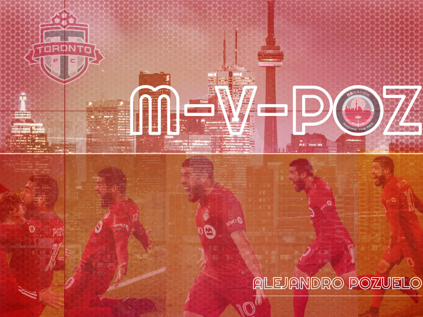 Toronto FC Alejandro Pozuelo MVP Plakat Wallpaper